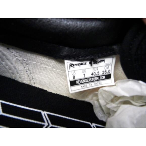 Revenge X Storm	Vol 2 Orange/Black Men 8 Vans Style Skaters Shoes New in Box - Picture 8 of 11